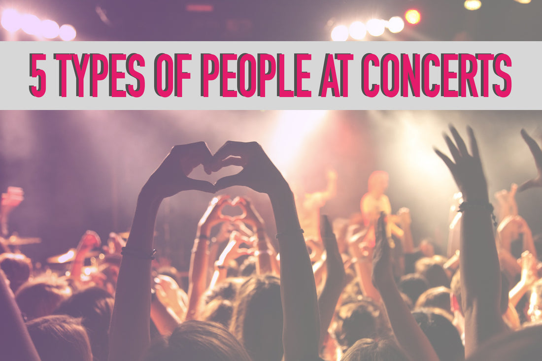5 Types of People At Concerts