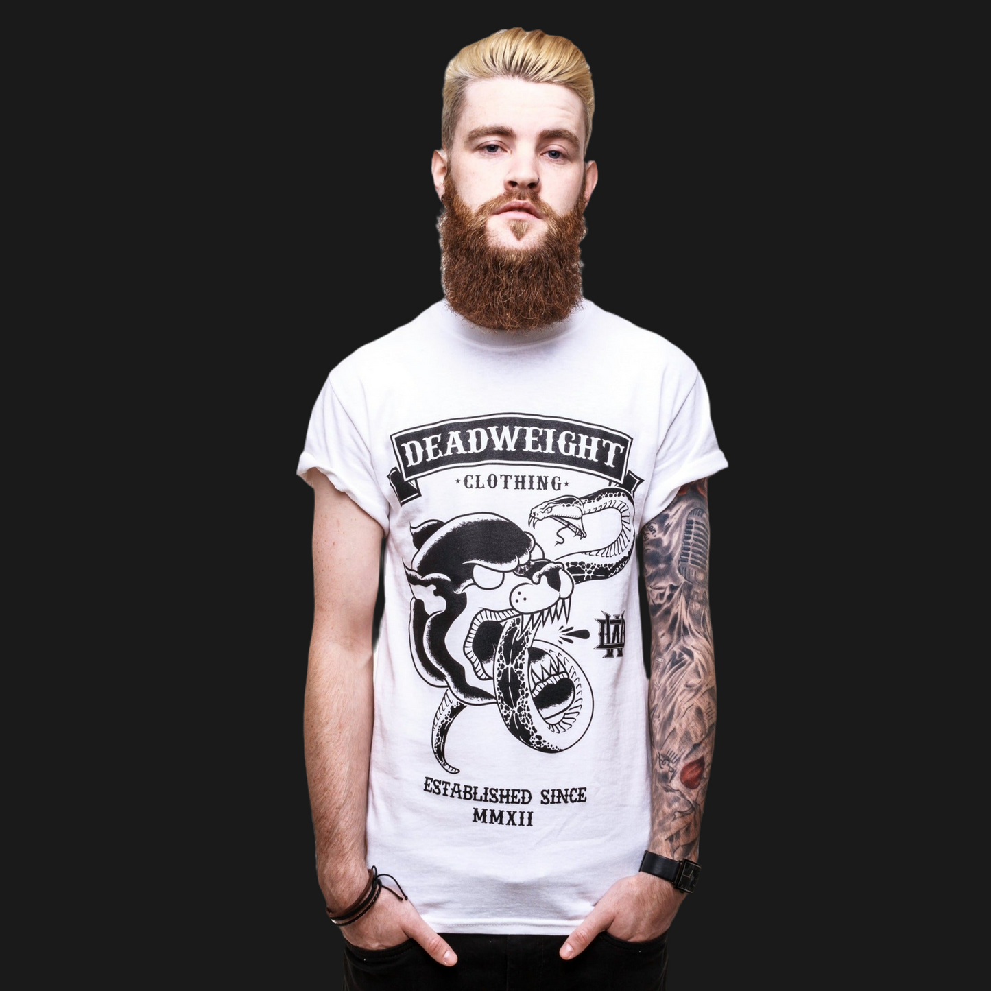 Panther vs. Snake T-Shirt - White